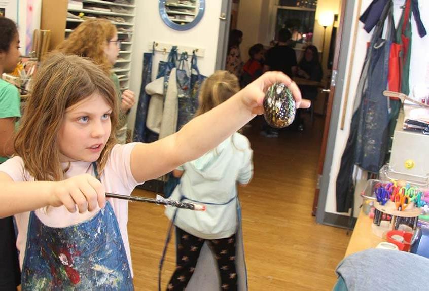 Lower School Harry Potter Class makes wands